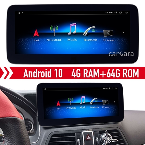 Car dash DVD update w207 Android 10 multimedia for E class coupe C207 A207 comand system ntg radio monitor gps navigation screen