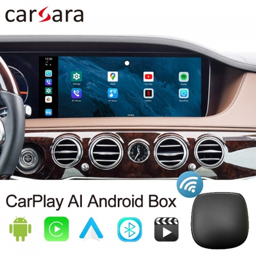 AI Android Module CarPlay Wireless Box Multimedia Decoder Tool for Auto Phone Screen Projection Device Plug and Play Type C Port