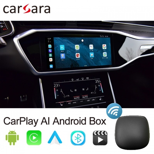 Apple CarPlay AI Dongle to Convert OEM Wired CarPlay to Wireless 4+64G Android Box Work Netflix Spotify Waze Hand Free Phone Map